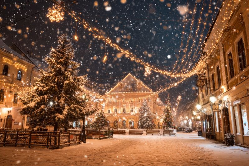 Outdoor Holiday Light Installations