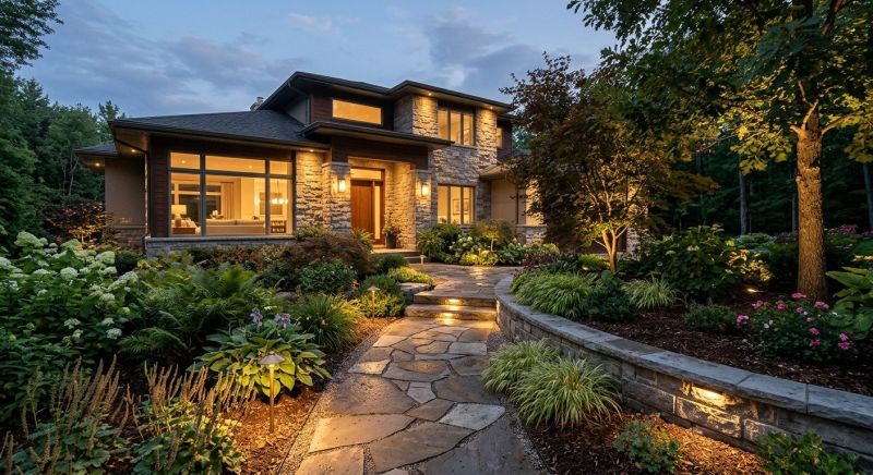 Garden Lighting Installation in Olathe, KS