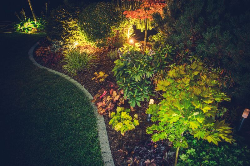 Landscape Lighting in Spring