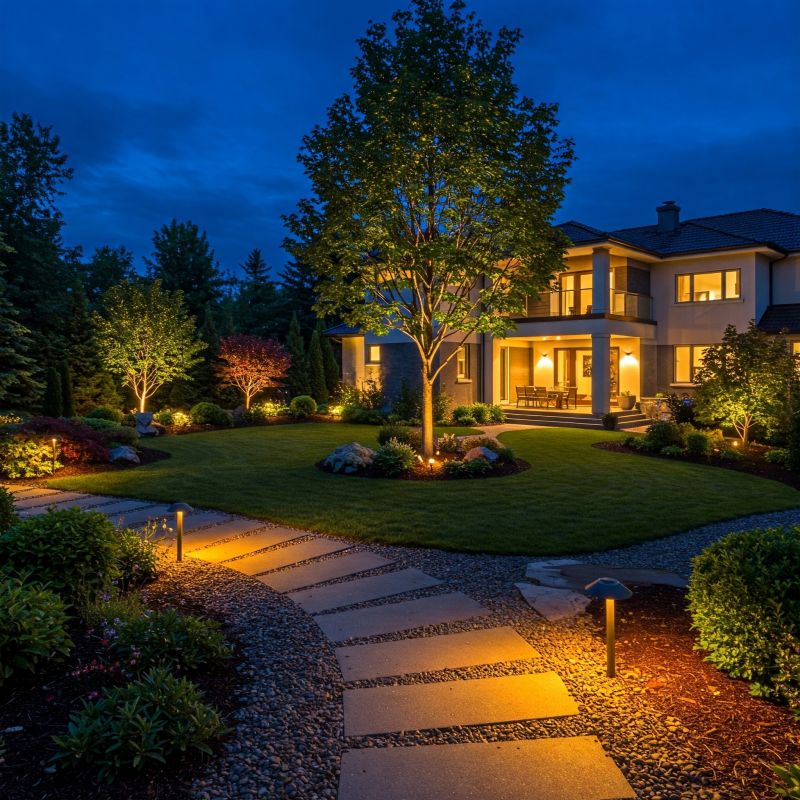 Local Landscape Lighting pros at work